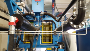 Detail of the EPP machine
